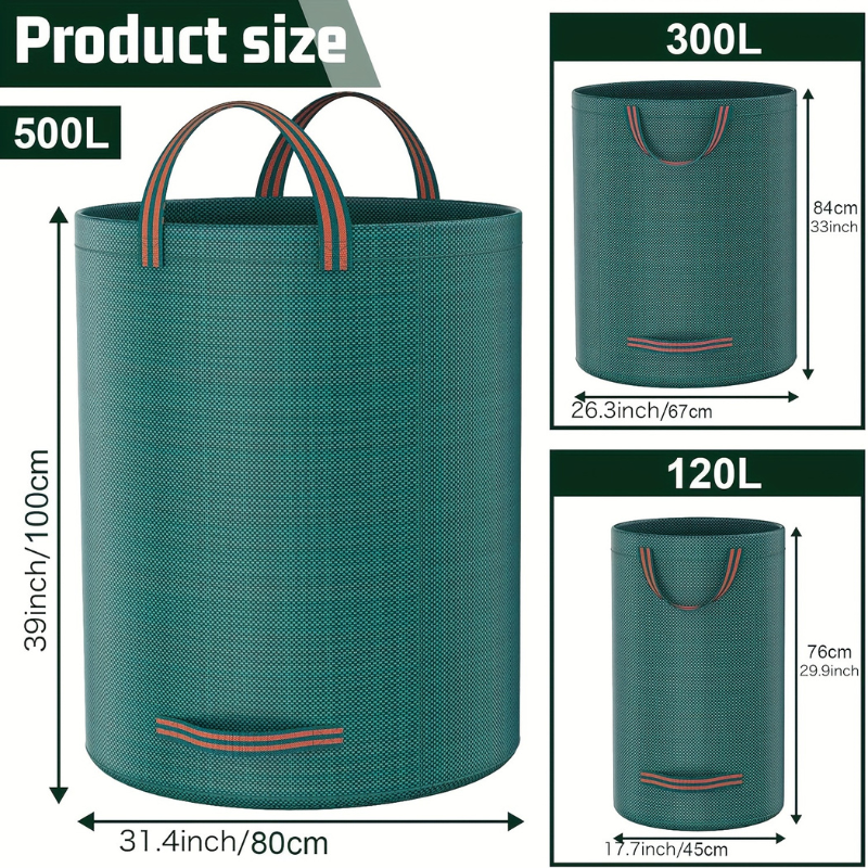 Heavy Duty Reusable Garden Leaf & Waste Collection Bag
