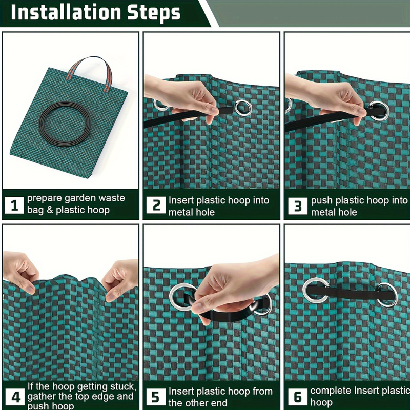 Heavy Duty Reusable Garden Leaf & Waste Collection Bag
